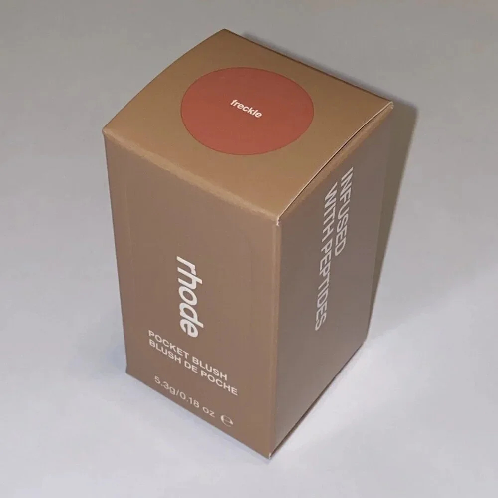 rhode pocket blush in freckle - neutral pink - new in box